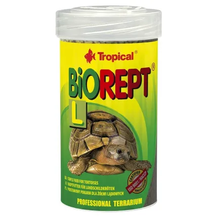 Сухий корм для сухопутних черепах Tropical в паличках «Biorept L» 100 мл, 28 г