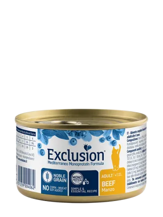 Exclusion Adult Beef корм для дорослих котів всіх порід з яловичиною 85 г
