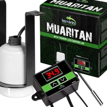 Світильник керамічний патрон з термостатом Terrario Muaritan Temperature Control 200W — Фото 4