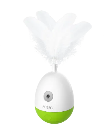 Іграшка для Котів PetGeek Lasertoy "Лазерне Яйце" із Звуковим Ефектом та Лазерним Променем M