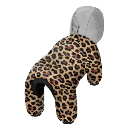 Комбінезон для собак WAUDOG Clothes малюнок &amp;quot;Леопард&amp;quot;, M35, В 59-62 см, С 37-40 см — Фото 1