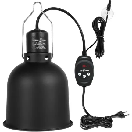 Світильник з глибоким рефлектором і термостатом Repti-Zoo RL04DTC 100W, з функцією dimming для тераріуму — Фото 2