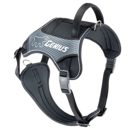 Ferplast GENIUS EX LARGE BLACK HARNESS нейлонова шлея для тварин чорна — Фото 4