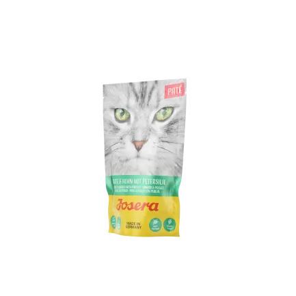 Вологий корм для котів Josera паштет качка та курка з петрушкою 16x85g