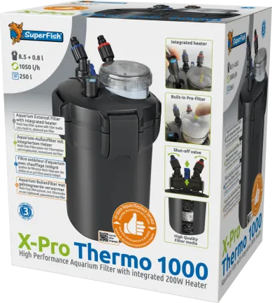 Зовнішній фільтр SF X PRO THERMO 1000 (N7031705) з нагрівачем