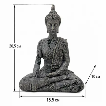 Декорація Hobby Nirva 15,5x10x20,5см - Zen-статуя для акваріума і тераріуму (41723) — Фото 1