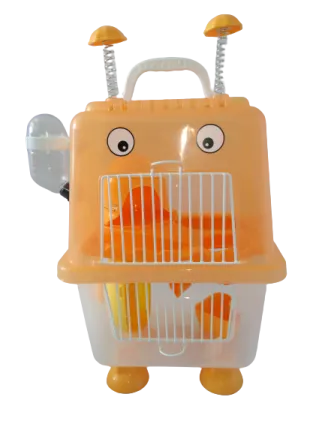 Клітка для хом'яка AnimAll Robotic, 20.7x19x36 см, помаранчева