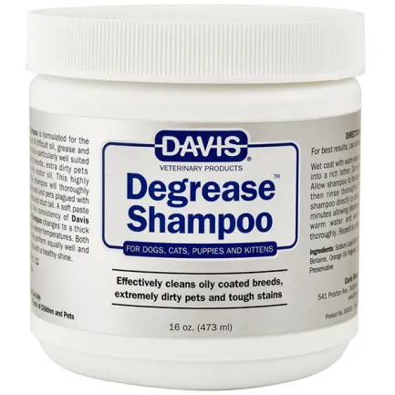 Davis Degrease Shampoo ДЕВІС ДЕГРІС знежирювальний шампунь для собак і котів 0,473 л