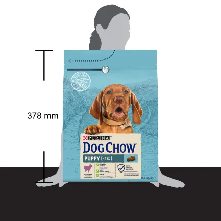 Сухий корм DOG CHOW Puppy <1 для цуценят з ягням 2,5 кг — Фото 3