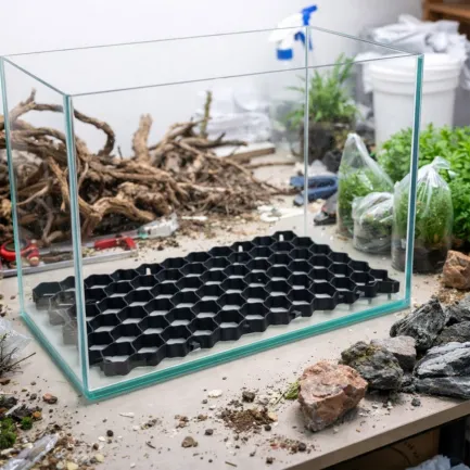 Решітка під ґрунт Kruger Meier Hardscape Grid 60x40 см для захисту дна акваріум — Фото 9