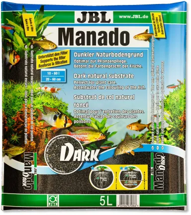 Темний натуральний субстрат JBL Manado Dark для акваріумів, 5 л