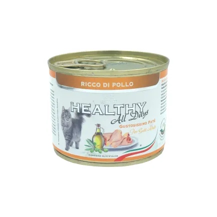 HEALTHY All days вологий корм для котів - паштет з курятиною 200гр