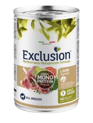 Exclusion Adult Lamb корм для дорослих собак всіх порід з ягням 400 г