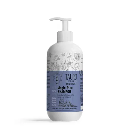 Tauro Pro Line Pure Nature Magic-Plex Shampoo Шампунь для відновлення шерсті собак і котів, 400 мл