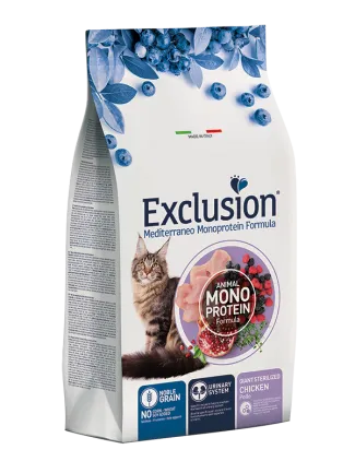Exclusion Sterilized Giant Chicken корм для стерилізованих котів великих порід з куркою 300 г