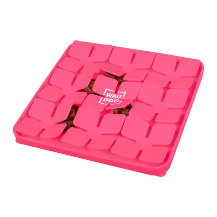 Килимок для пошуку корму WAUDOG Silicone, 205х205х17 мм, рожевий — Фото 3