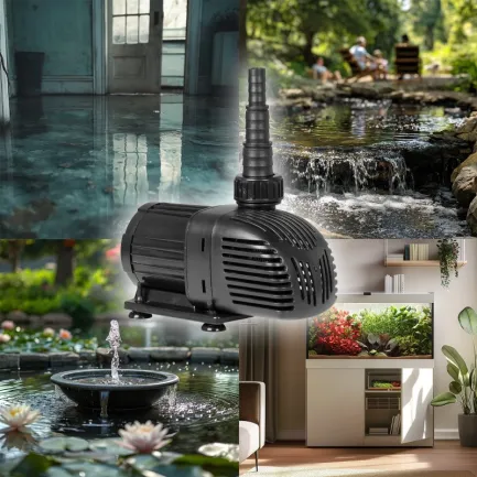 Енергоефективний насос для ставка Kruger Meier StreamPulse Pond 4000 л/год із захистом — Фото 4