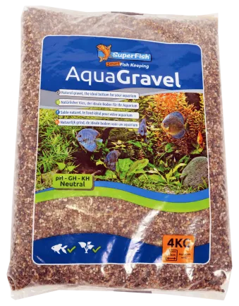 Акваріумний гравій SF AQUA GRAVEL DARK 1-2 MM 4 KG (A8050110) — Фото 1