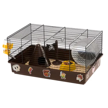 Ferplast CAGE CRICETI 9 PIRATES BLACKx2 Клітка для хом'яків з декором