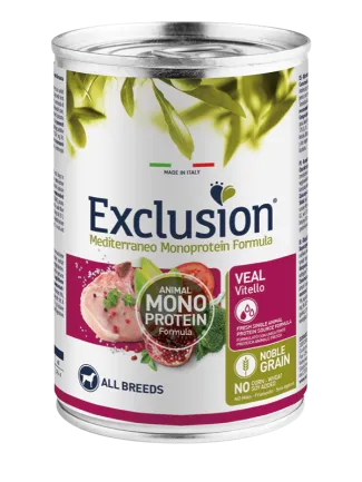 Exclusion Adult Veal корм для дорослих собак всіх порід з телятиною 400 г