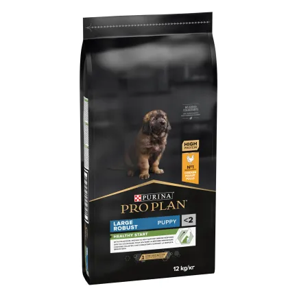 Сухий корм PRO PLAN Large Robust Puppy <2 Healthy Start для цуценят великих порід масивної статури з куркою 12 кг
