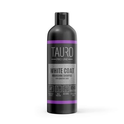 Поживний шампунь для собак і котів з білою шерстю White Coat Nourishing Shampoo 250 мл