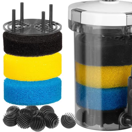 Зовнішній префільтр для акваріума Kruger Meier FlowPure Pro 2700 (16/22 мм) — 2.7 л — Фото 5
