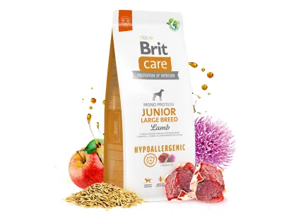 Сухий корм Brit Care Dog Hypoallergenic Junior Large Breed для молодих собак великих порід, гіпоалергенний з ягням, 1 кг — Фото 3