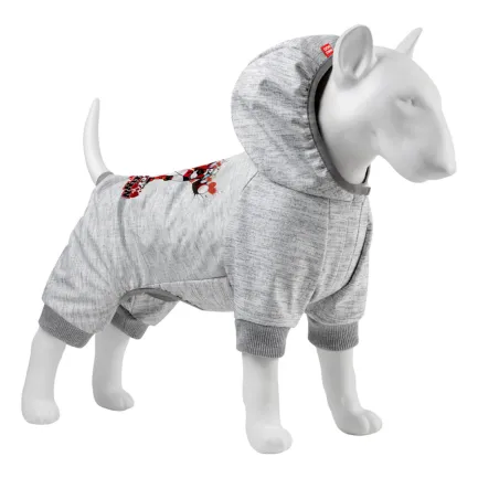 Комбінезон для собак WAUDOG Clothes малюнок "Харлі Квінн", софтшелл, M35, B 54-60 см, С 34-40 см