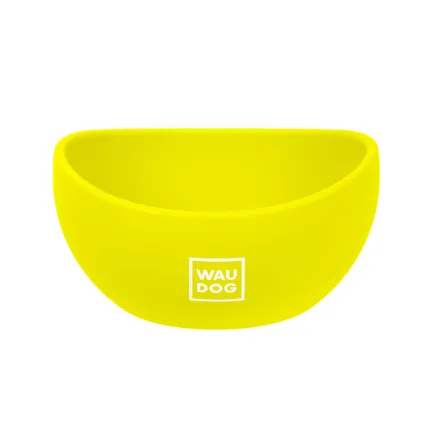 Миска WAUDOG Silicone, 250 мл жовтий — Фото 3