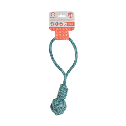 Іграшка для собак MISOKO&amp;CO М'яч з ручкою, blue, 35 cm