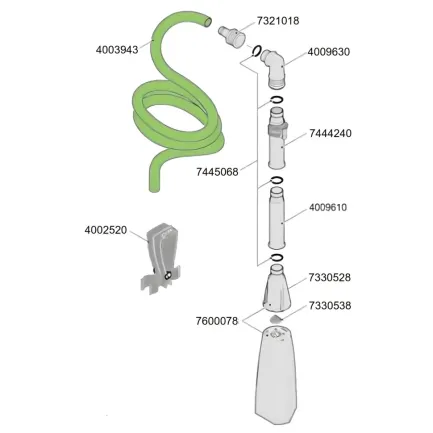 Сифон для ґрунту Eheim Gravel cleaner set 58см (4002510) — Фото 4