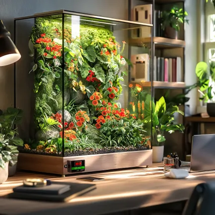 Нагрівальний мат з термостатом Terrario Amantea 2.0 14W 28x28см — Фото 5