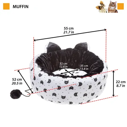 Ferplast MUFFIN BEDDING Лежак для котів,х/б — Фото 1