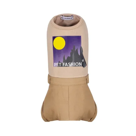 Костюм Pet Fashion «Moon» для собак, розмір M, пісочний
