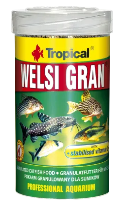 Сухий корм Tropical Welsi Gran для акваріумних донних риб, 65 г (гранули)