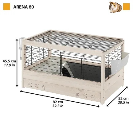 Ferplast CAGE ARENA 80 Клітка для кролів, дерев'яна — Фото 1