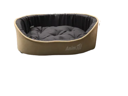 Лежанка AnimAll Aurora Grey Beige, сіро-бежевий, 53×42×16