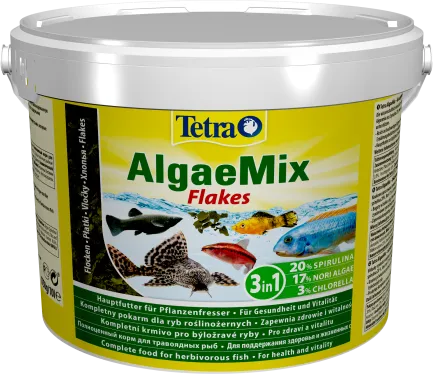 Корм Tetra Algae Mix для всіх видів травоїдних декоративних риб, 10 л (пластівці)