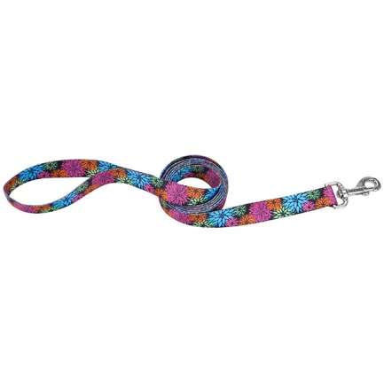 Coastal Pet Attire Styles КОСТАЛ СТАЙЛС повідець для собак, 2смХ1.2м Дикі квіти