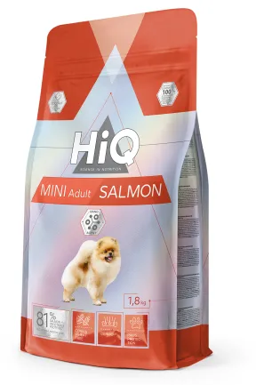 Сухий корм для дорослих собак малих порід HiQ Mini Adult Salmon 1.8kg