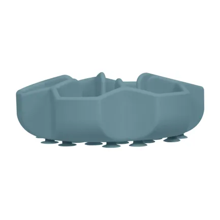 Миска для повільного харчування WAUDOG Silicone, 750 мл, сірий — Фото 3