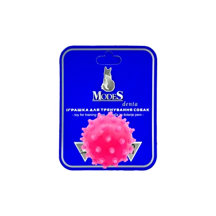М'яч Міна рожевий розмір XS-4 см, Дента (Denta) іграшка для собак MODES