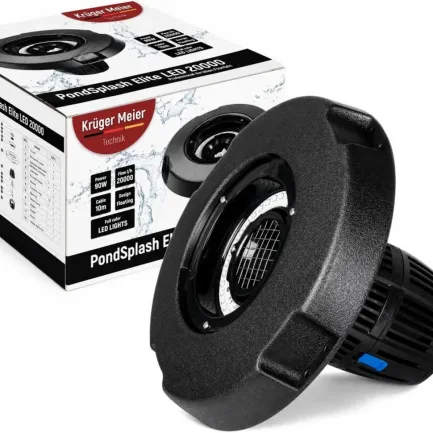 Фонтан, аератор для ставка Kruger Meier PondSplash Elite LED 40000 з LED-підсвіткою 40000 л/год — Фото 3