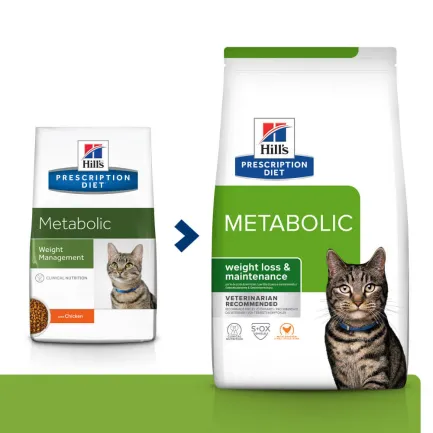 Hill’s Prescription Diet Metabolic Сухий корм для котів для контролю та зниження ваги, з куркою, 1,5 кг — Фото 1