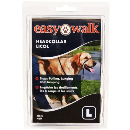 Premier ЛЕГКА ПРОГУЛЯНКА (Easy Walk) тренувальний нашийник для собак, середній, чорний великий
