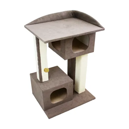Дряпка Lucky Pet будинок "Каньйон" коричневий, 57х44х79см