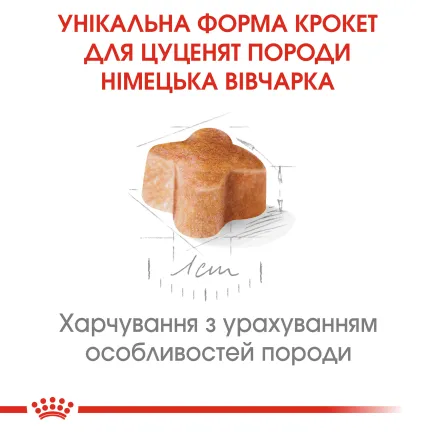 Сухий корм Royal Canin GERMAN SHEPHERD PUPPY для цуценят Німецької вівчарки 12 кг — Фото 3