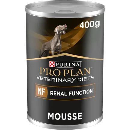 Вологий дієтичний корм PRO PLAN VETERINARY DIETS NF Renal Function для дорослих собак для підтримання функції нирок при хронічній хворобі нирок, мус 400 г — Фото 1