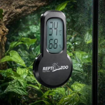 Цифровий гігрометр-термометр Repti-Zoo LCD Thermo-Hygrometr для тераріумів (SH150) — Фото 2